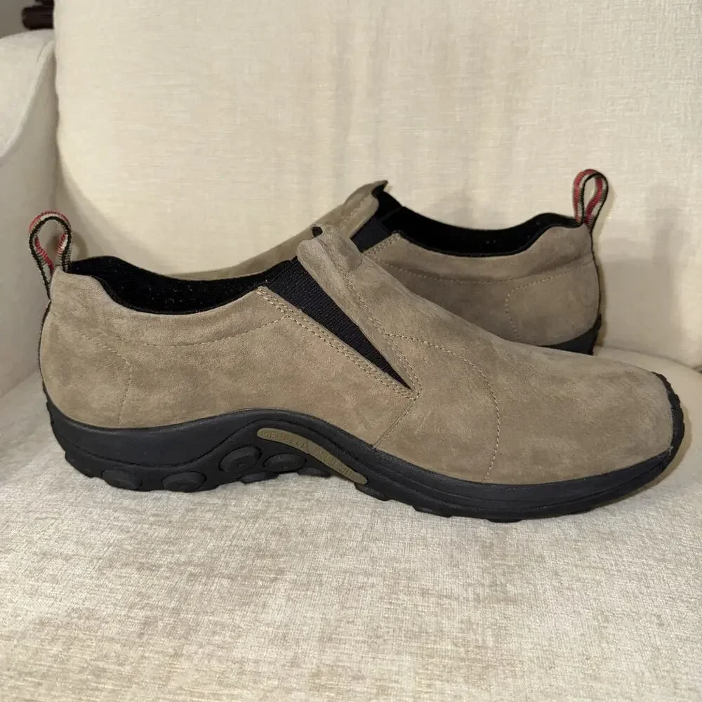 Merrell Jungle Moc Shoes Mens Size 15 Brown Suede Traction Slip-On Gorpcore New